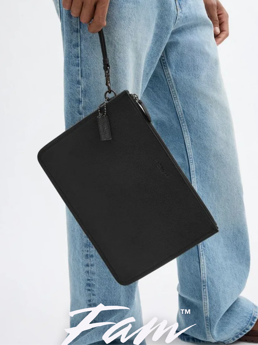 Charter Pouch in Polished Pebble Leather
