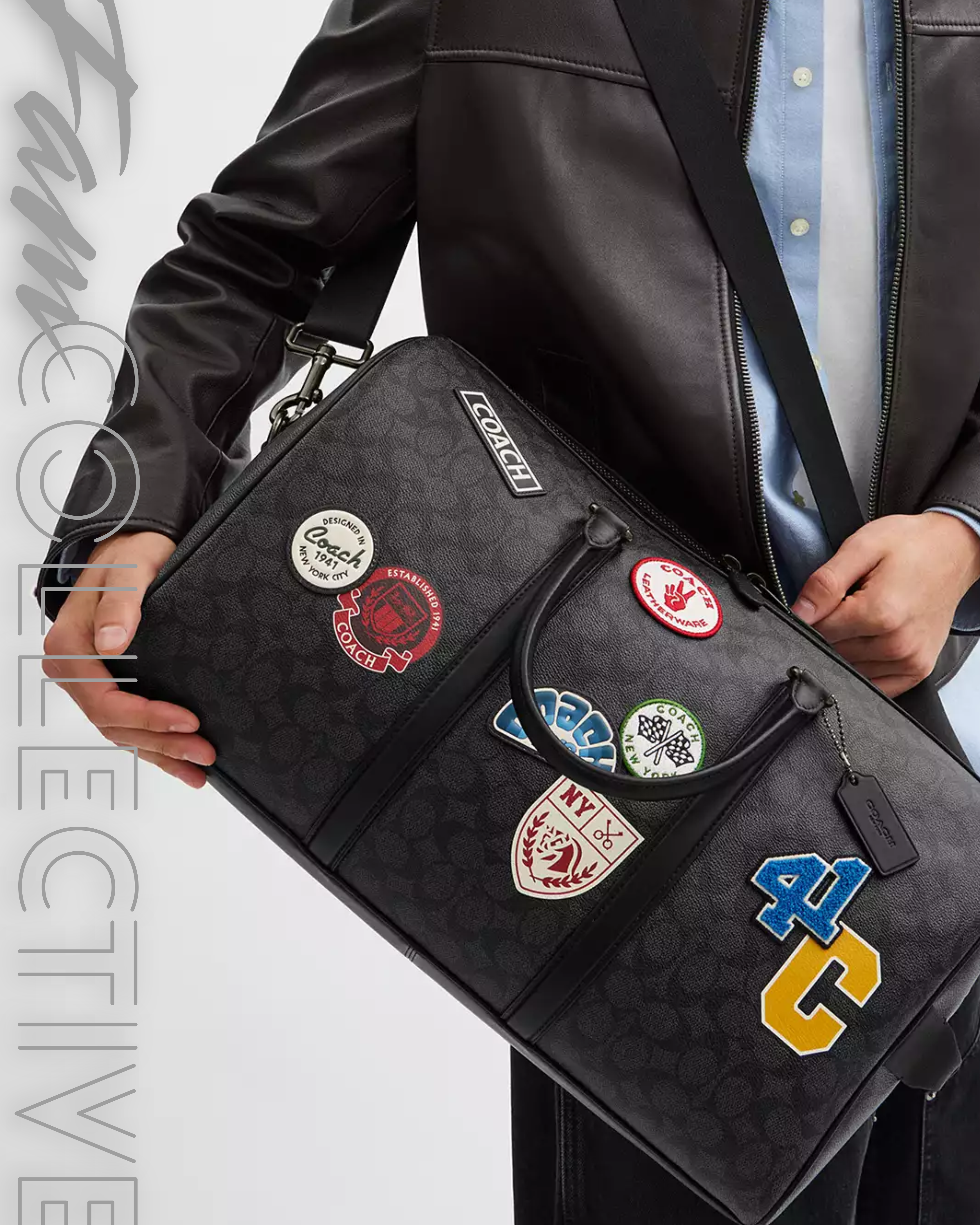 Duffle Bag with Patches