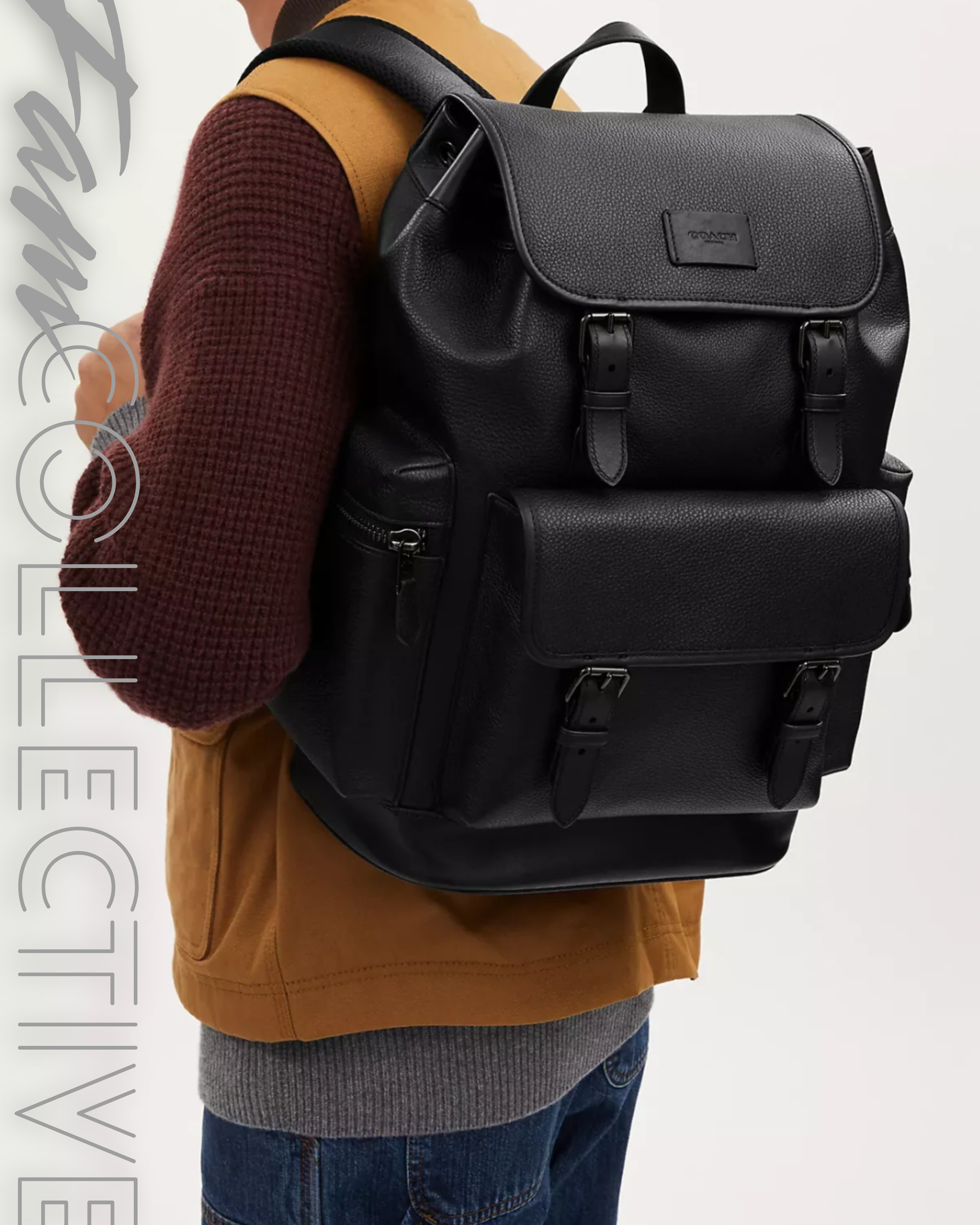 Sprint Backpack in Refined Pebbled Leather