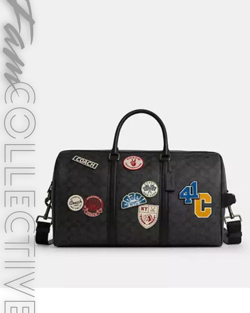 Duffle Bag with Patches