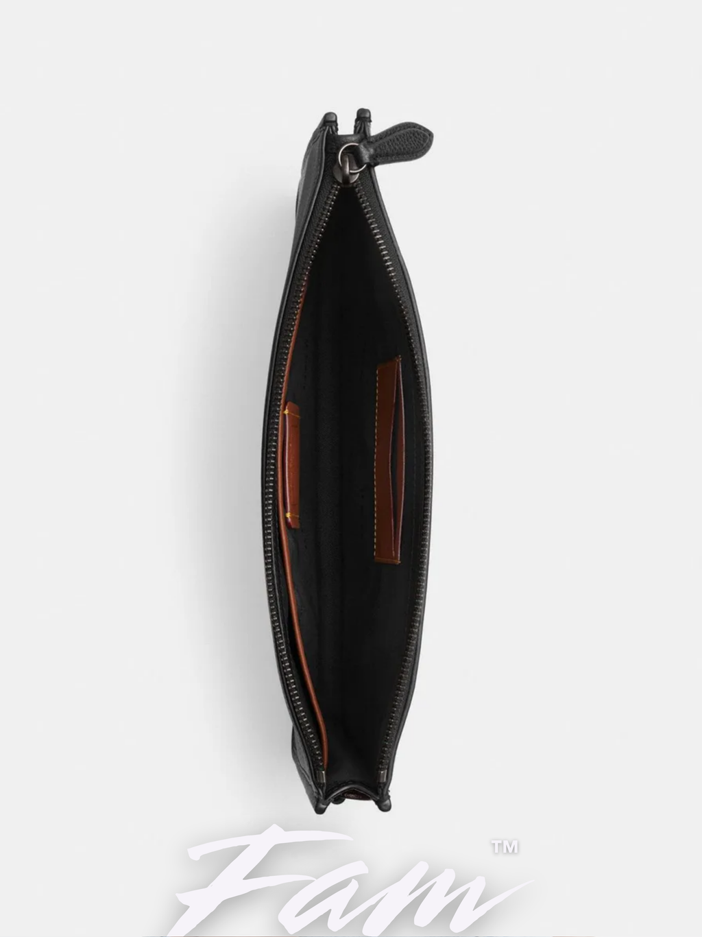 Charter Pouch in Polished Pebble Leather