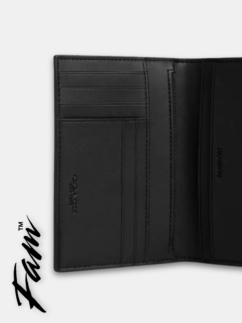 COACH Passport Holder in Signature Canvas