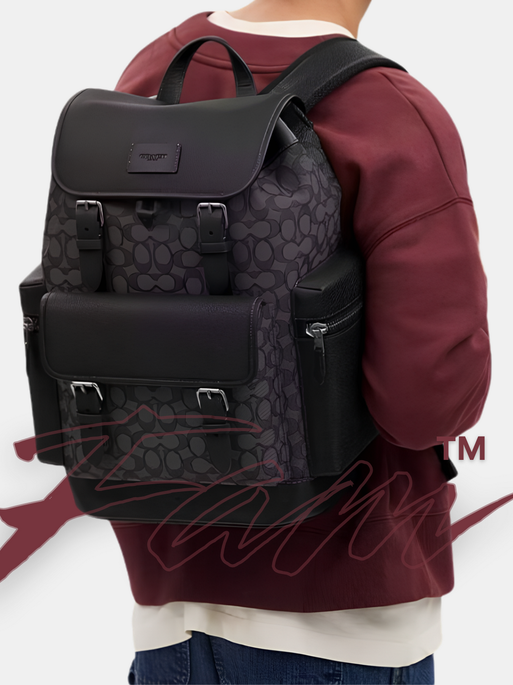 COACH Sprint Back Pack in Signature Jacquard